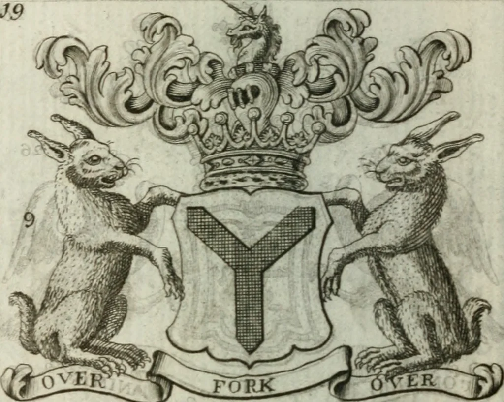An illustration from The British compendium; or, Rudiments of honour: Containing the origin of the Scots, and succession of their kings for above 2000 years;, 1741, leaf 27