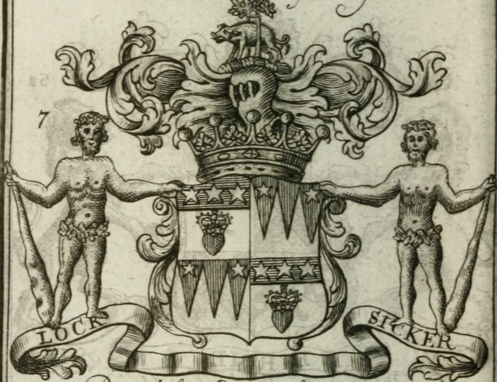 An illustration from The British compendium; or, Rudiments of honour: Containing the origin of the Scots, and succession of their kings for above 2000 years;, 1741, leaf 39