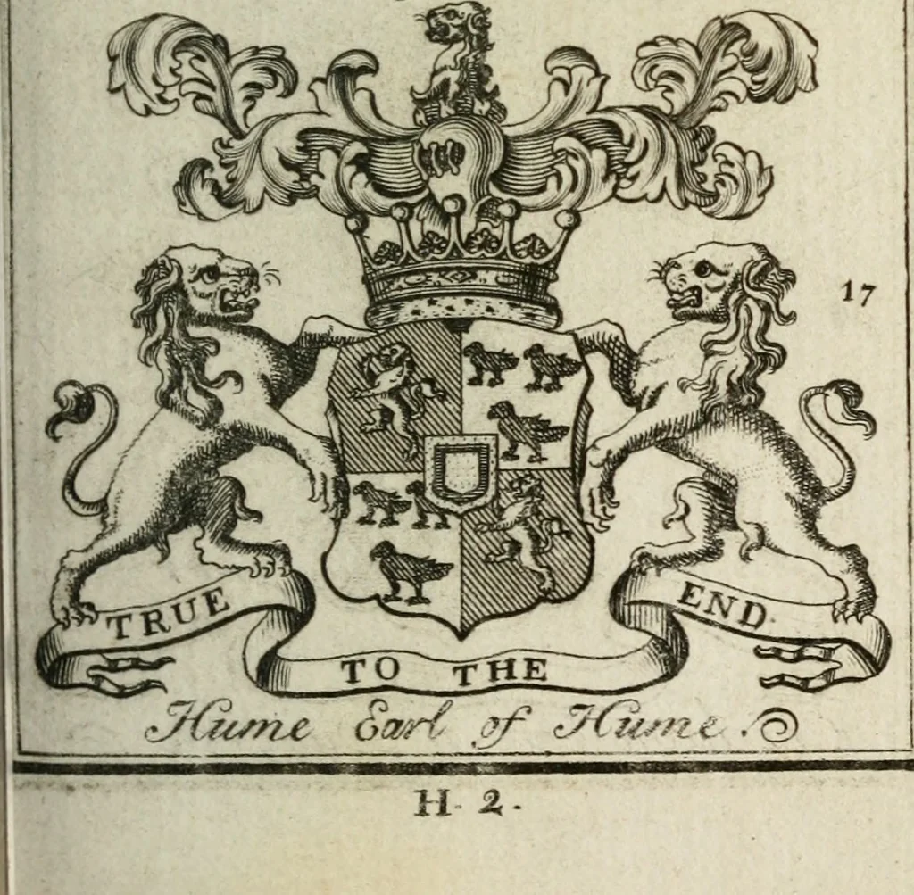 An illustration from The British compendium; or, Rudiments of honour: Containing the origin of the Scots, and succession of their kings for above 2000 years;, 1741, leaf 60