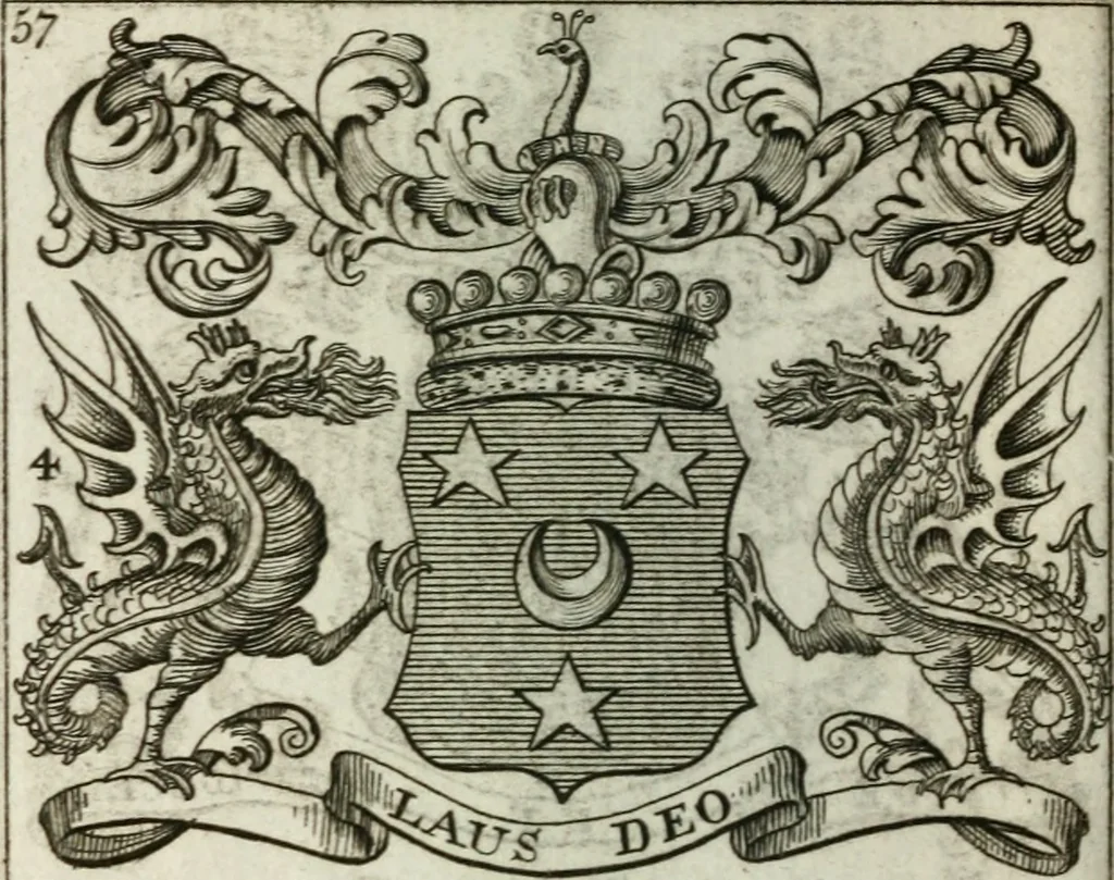 An illustration from The British compendium; or, Rudiments of honour: Containing the origin of the Scots, and succession of their kings for above 2000 years;, 1741, leaf 65