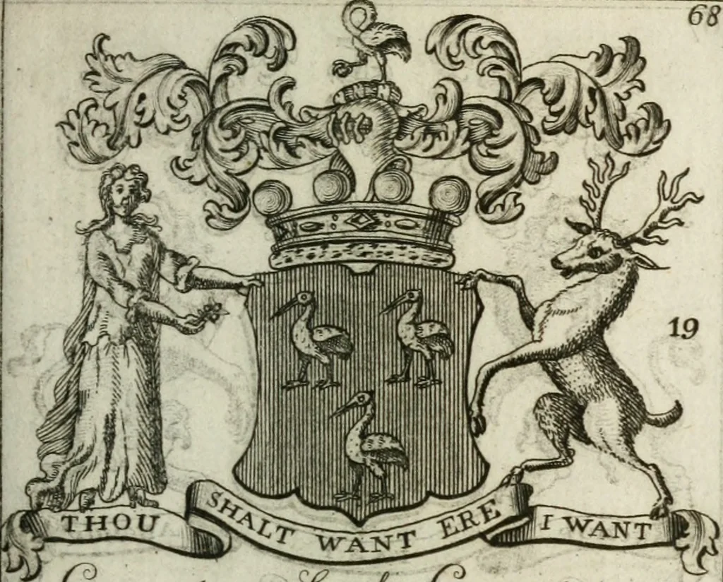 An illustration from The British compendium; or, Rudiments of honour: Containing the origin of the Scots, and succession of their kings for above 2000 years;, 1741, leaf 76