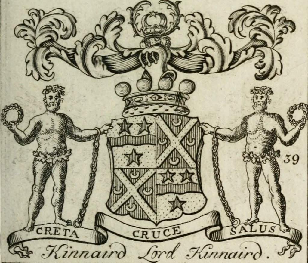 An illustration from The British compendium; or, Rudiments of honour: Containing the origin of the Scots, and succession of their kings for above 2000 years;, 1741, leaf 78