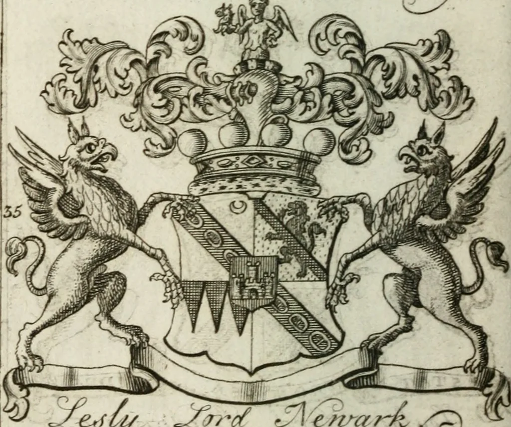 An illustration from The British compendium; or, Rudiments of honour: Containing the origin of the Scots, and succession of their kings for above 2000 years;, 1741, leaf 79