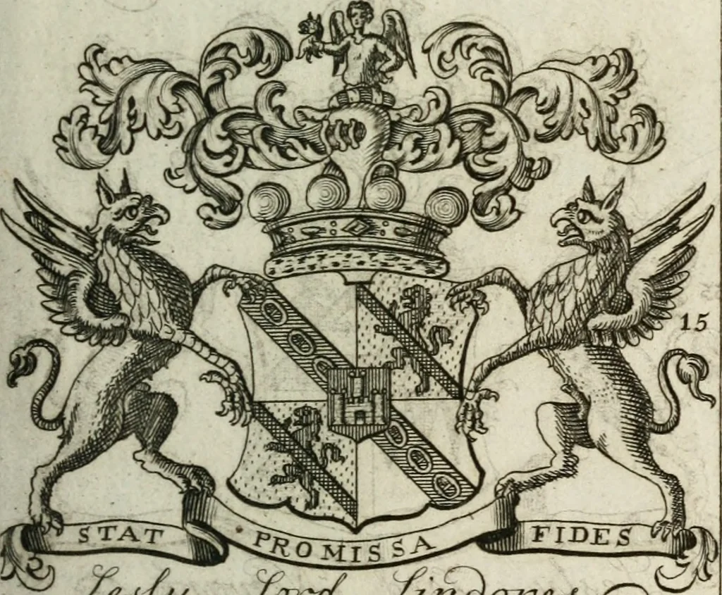 An illustration from The British compendium; or, Rudiments of honour: Containing the origin of the Scots, and succession of their kings for above 2000 years;, 1741, leaf 80