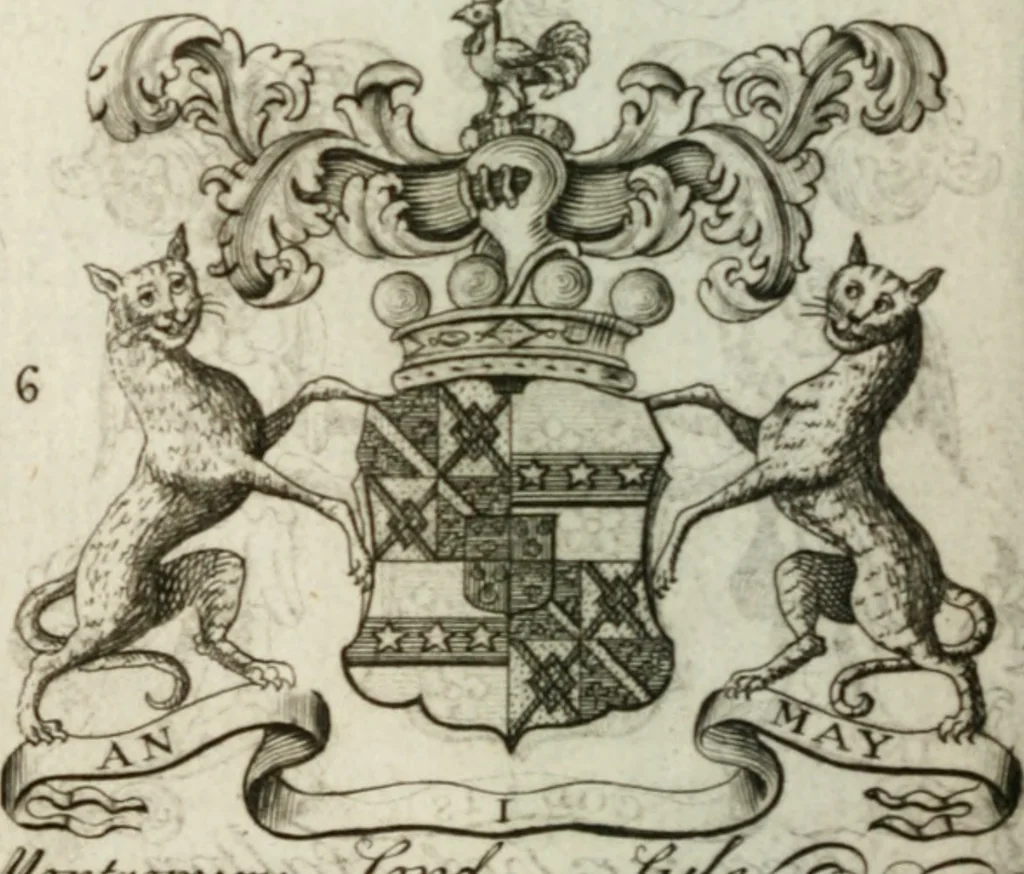 An illustration from The British compendium; or, Rudiments of honour: Containing the origin of the Scots, and succession of their kings for above 2000 years;, 1741, leaf 87