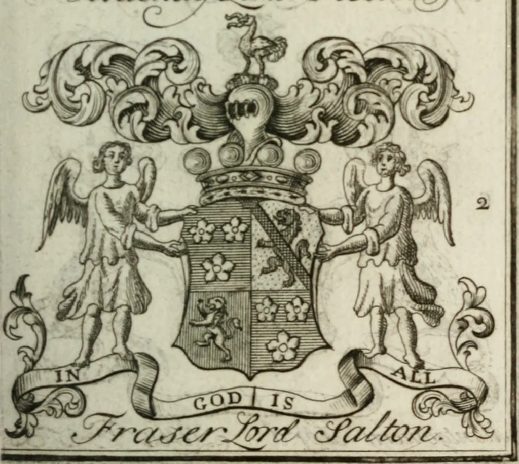 An illustration from The British compendium; or, Rudiments of honour: Containing the origin of the Scots, and succession of their kings for above 2000 years;, 1741, leaf 88