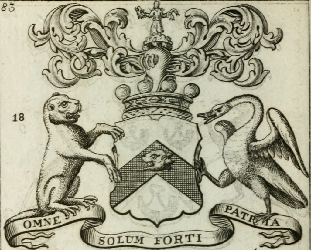 An illustration from The British compendium; or, Rudiments of honour: Containing the origin of the Scots, and succession of their kings for above 2000 years;, 1741, leaf 91