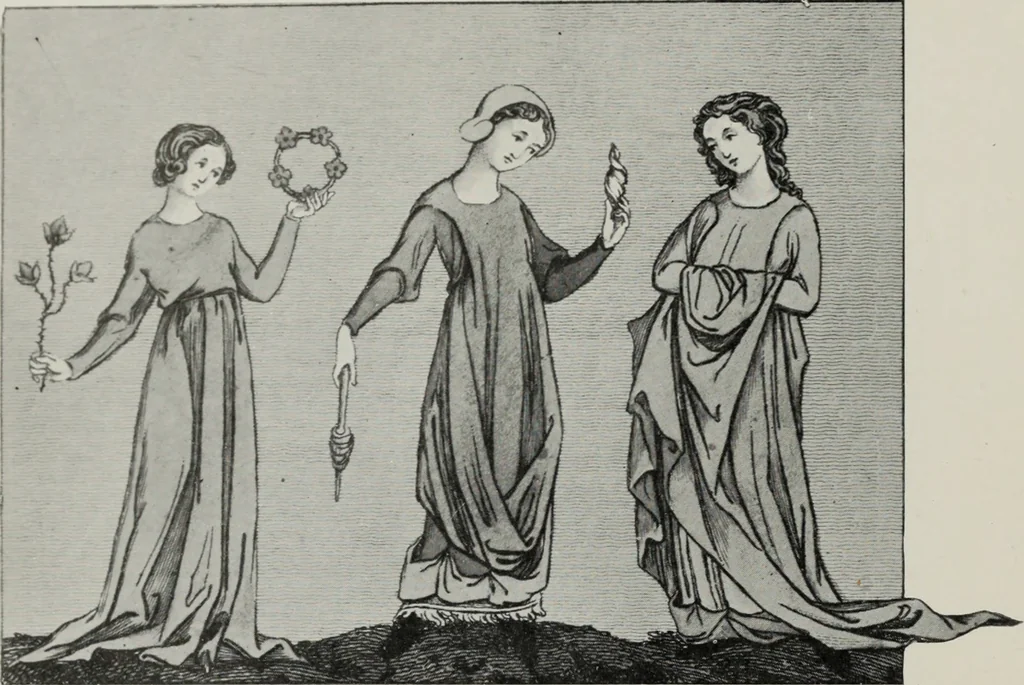 An illustration from British costume during XIX centuries (civil and ecclesiastical), 1910, leaf 105