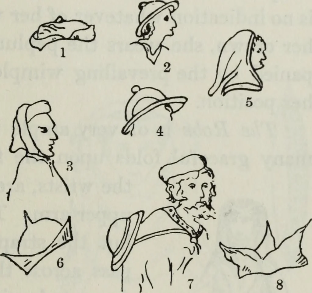 An illustration from British costume during XIX centuries (civil and ecclesiastical), 1910, leaf 106