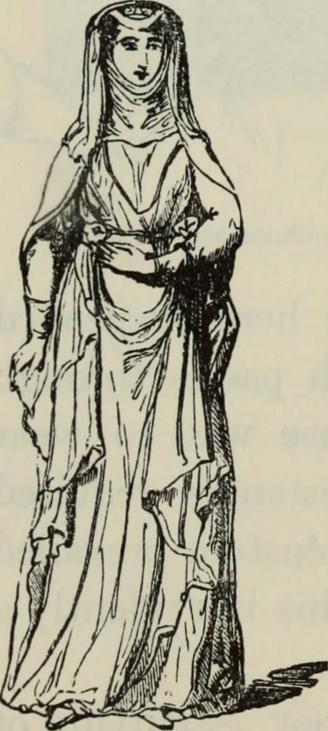 An illustration from British costume during XIX centuries (civil and ecclesiastical), 1910, leaf 107