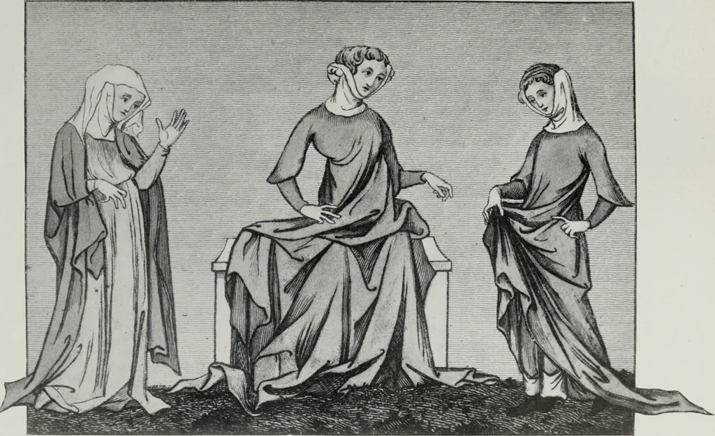 An illustration from British costume during XIX centuries (civil and ecclesiastical), 1910, leaf 112