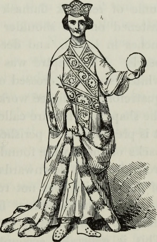 An illustration from British costume during XIX centuries (civil and ecclesiastical), 1910, leaf 114