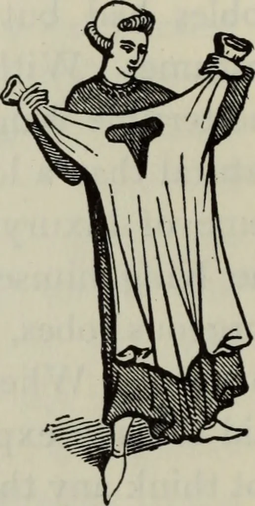 An illustration from British costume during XIX centuries (civil and ecclesiastical), 1910, leaf 117
