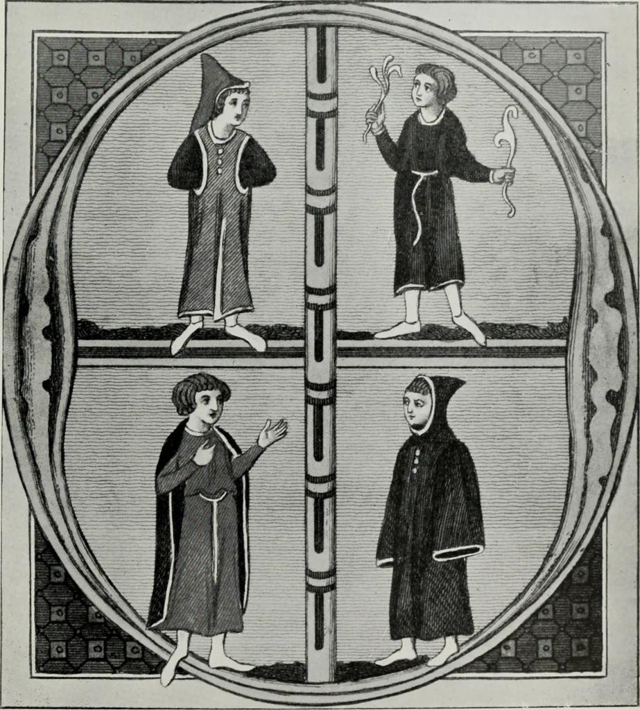 An illustration from British costume during XIX centuries (civil and ecclesiastical), 1910, leaf 118
