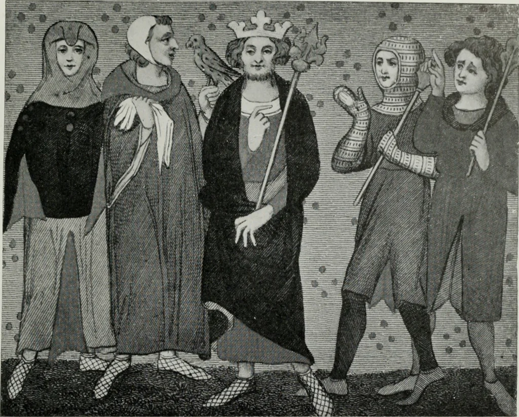 An illustration from British costume during XIX centuries (civil and ecclesiastical), 1910, leaf 134