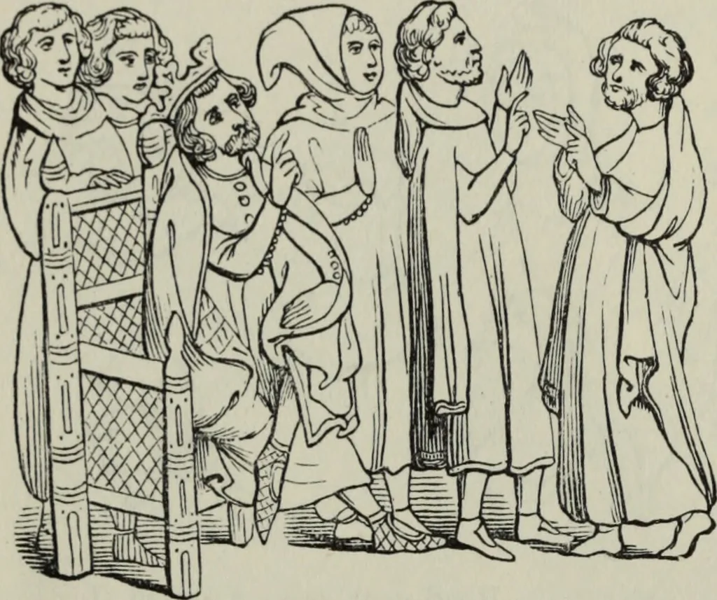 An illustration from British costume during XIX centuries (civil and ecclesiastical), 1910, leaf 137