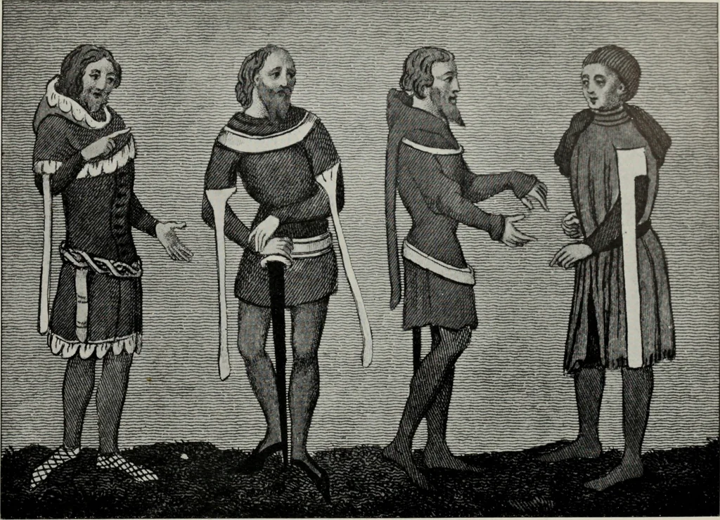 An illustration from British costume during XIX centuries (civil and ecclesiastical), 1910, leaf 145