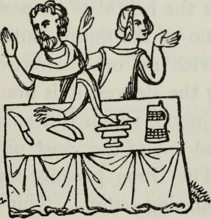 An illustration from British costume during XIX centuries (civil and ecclesiastical), 1910, leaf 148