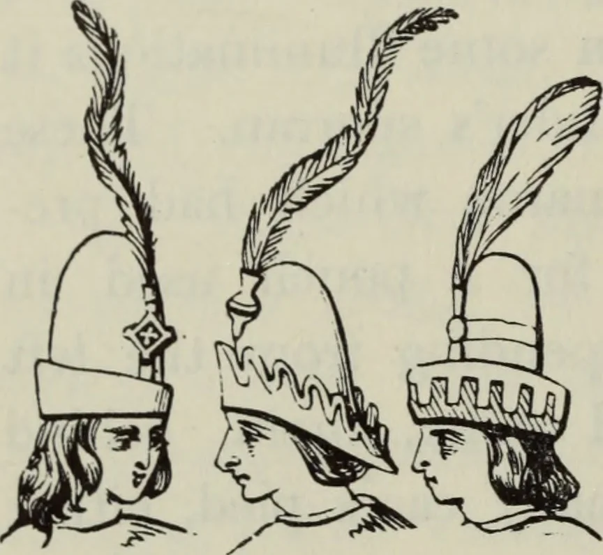 An illustration from British costume during XIX centuries (civil and ecclesiastical), 1910, leaf 153