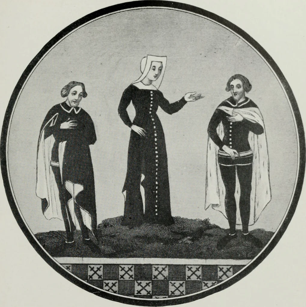 An illustration from British costume during XIX centuries (civil and ecclesiastical), 1910, leaf 154