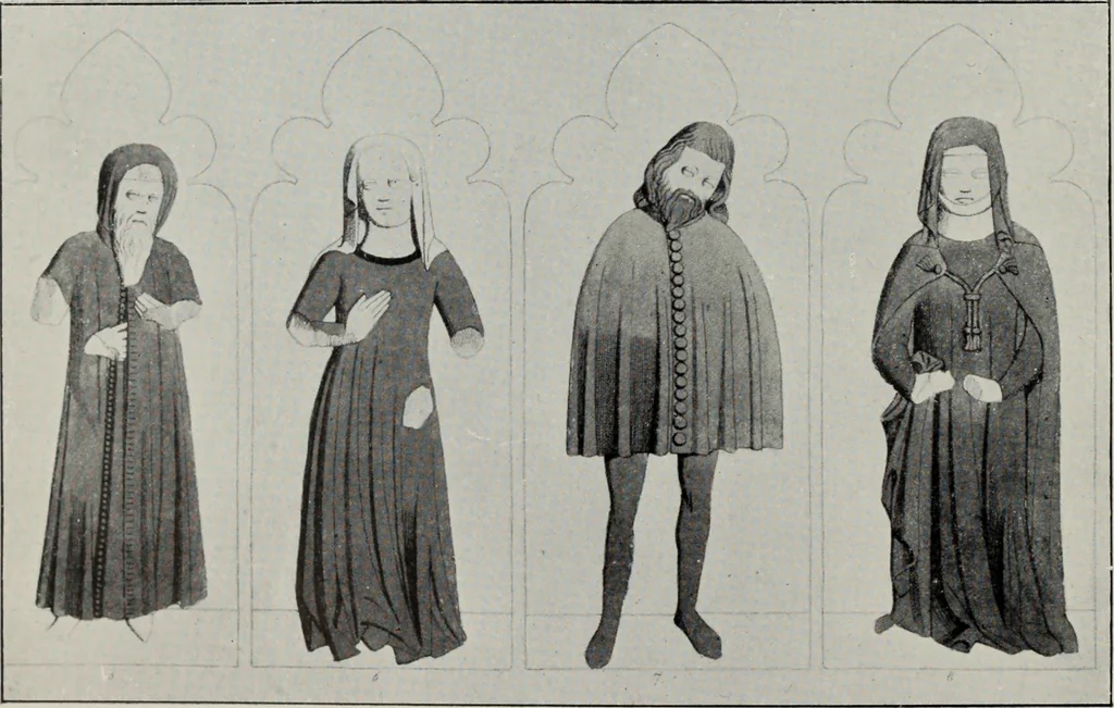 An illustration from British costume during XIX centuries (civil and ecclesiastical), 1910, leaf 155