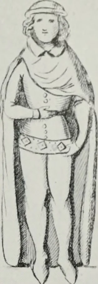 An illustration from British costume during XIX centuries (civil and ecclesiastical), 1910, leaf 188
