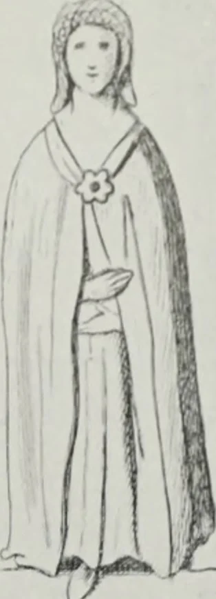 An illustration from British costume during XIX centuries (civil and ecclesiastical), 1910, leaf 188