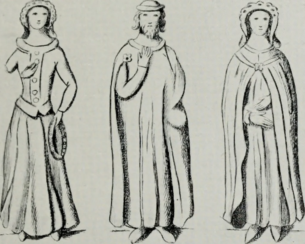 An illustration from British costume during XIX centuries (civil and ecclesiastical), 1910, leaf 188