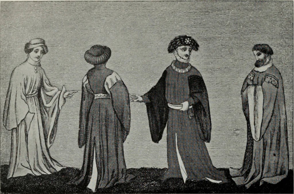 An illustration from British costume during XIX centuries (civil and ecclesiastical), 1910, leaf 191