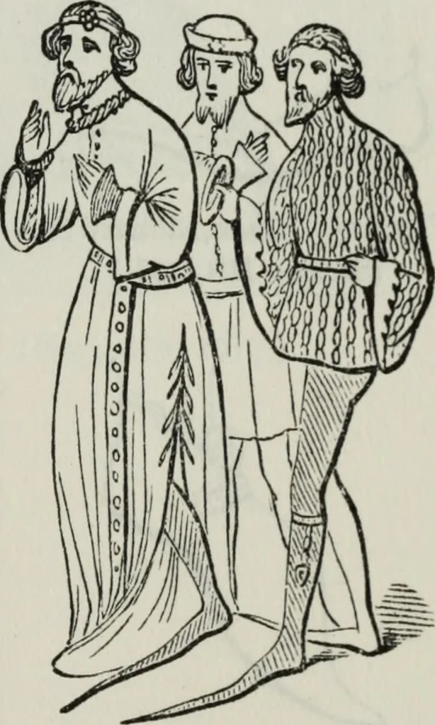 An illustration from British costume during XIX centuries (civil and ecclesiastical), 1910, leaf 194