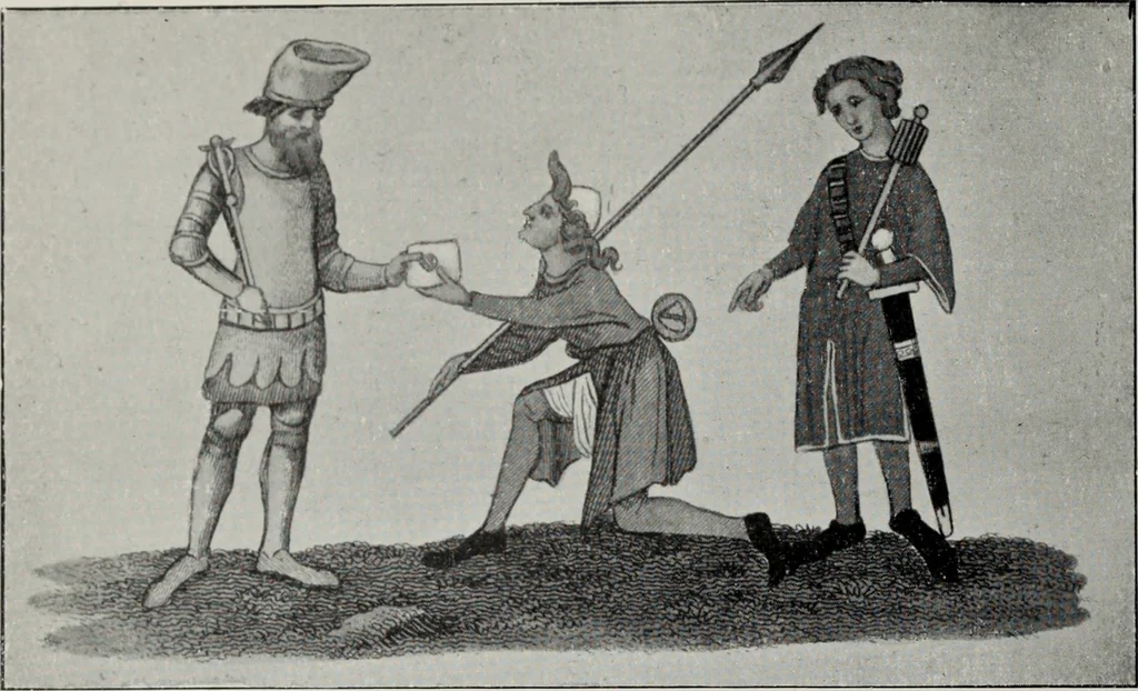 An illustration from British costume during XIX centuries (civil and ecclesiastical), 1910, leaf 197