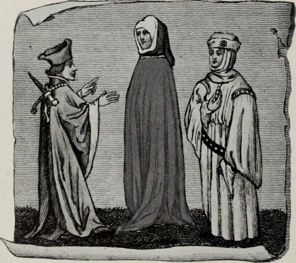 An illustration from British costume during XIX centuries (civil and ecclesiastical), 1910, leaf 205