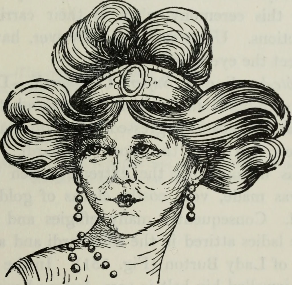 An illustration from British costume during XIX centuries (civil and ecclesiastical), 1910, leaf 208