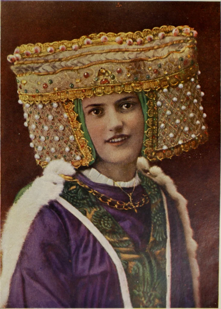 An illustration from British costume during XIX centuries (civil and ecclesiastical), 1910, leaf 214