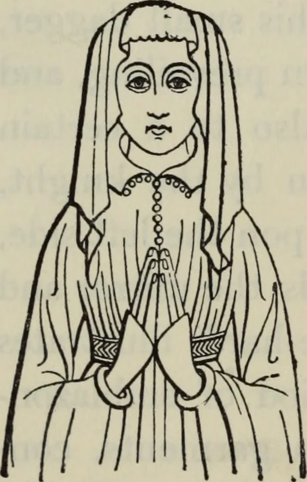 An illustration from British costume during XIX centuries (civil and ecclesiastical), 1910, leaf 217