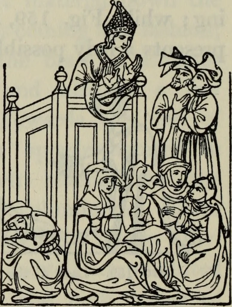 An illustration from British costume during XIX centuries (civil and ecclesiastical), 1910, leaf 219