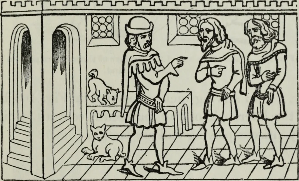 An illustration from British costume during XIX centuries (civil and ecclesiastical), 1910, leaf 220