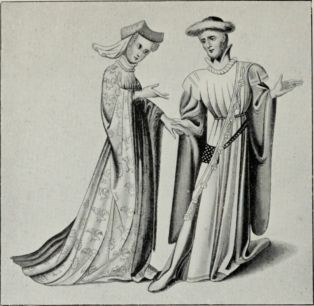 An illustration from British costume during XIX centuries (civil and ecclesiastical), 1910, leaf 223