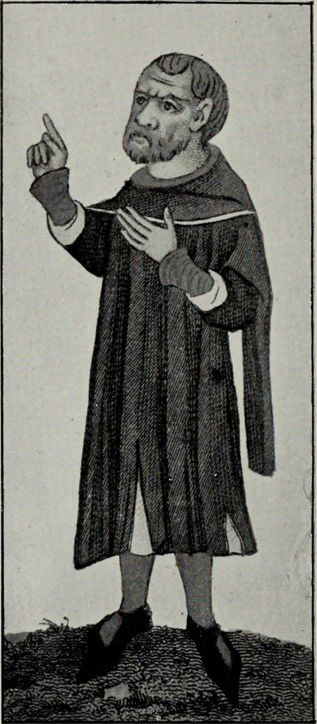 An illustration from British costume during XIX centuries (civil and ecclesiastical), 1910, leaf 225
