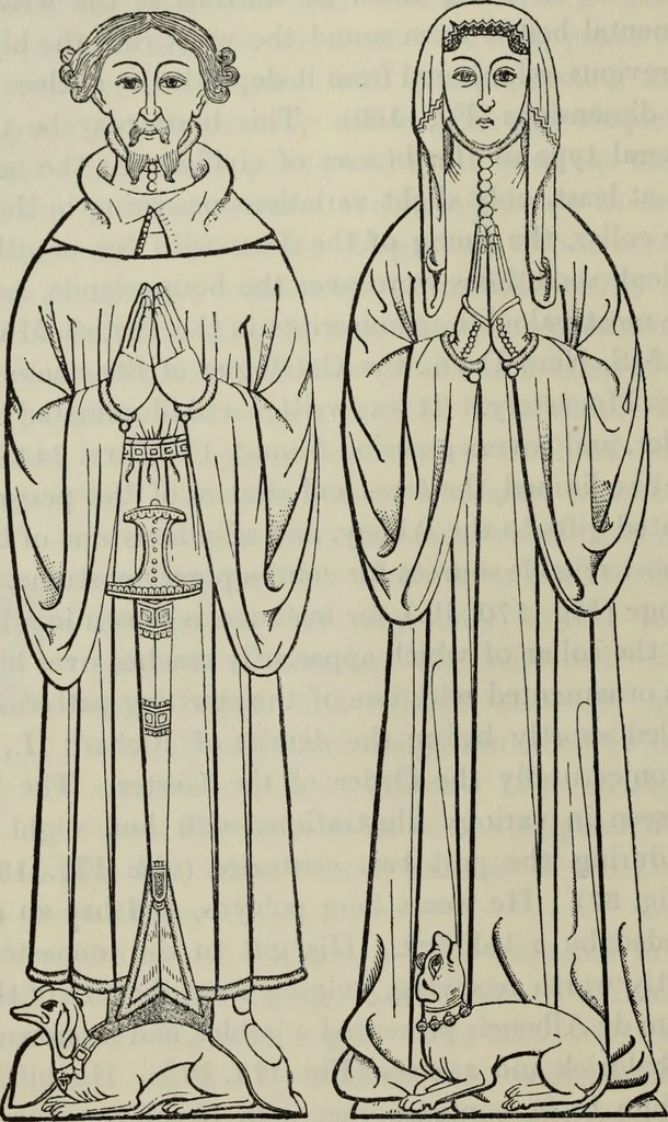 An illustration from British costume during XIX centuries (civil and ecclesiastical), 1910, leaf 231