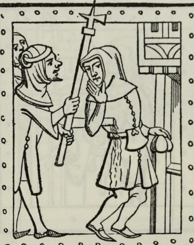 An illustration from British costume during XIX centuries (civil and ecclesiastical), 1910, leaf 232