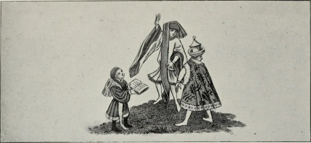 An illustration from British costume during XIX centuries (civil and ecclesiastical), 1910, leaf 247