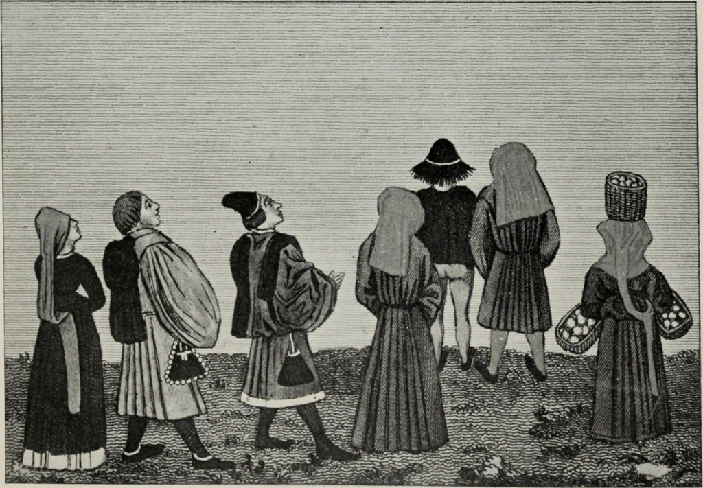 An illustration from British costume during XIX centuries (civil and ecclesiastical), 1910, leaf 249