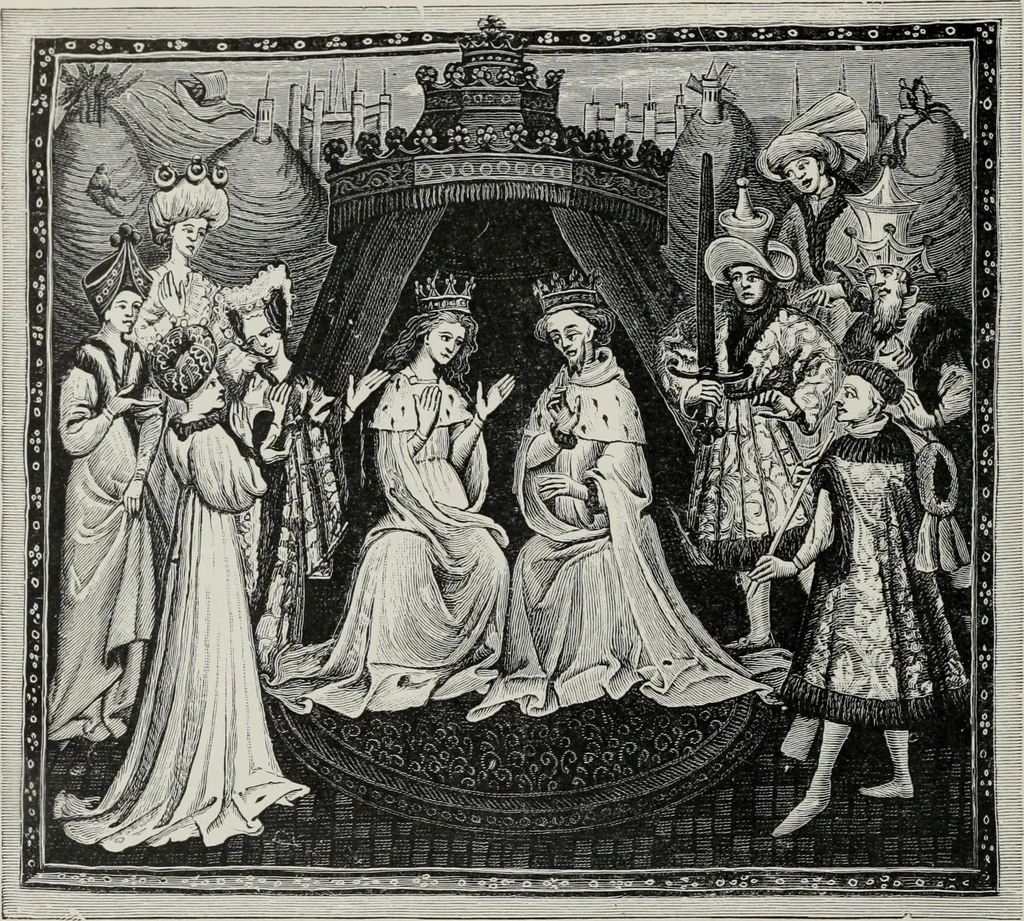 An illustration from British costume during XIX centuries (civil and ecclesiastical), 1910, leaf 255