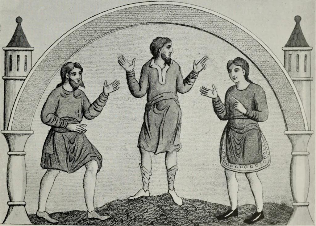 An illustration from British costume during XIX centuries (civil and ecclesiastical), 1910, leaf 26