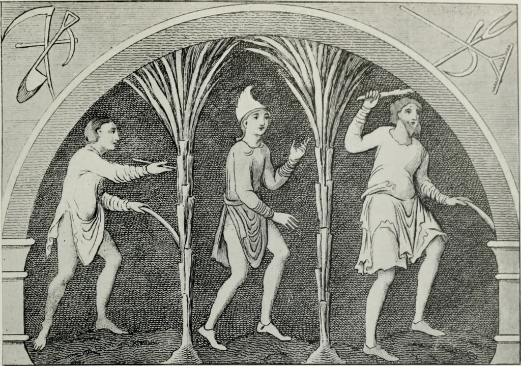 An illustration from British costume during XIX centuries (civil and ecclesiastical), 1910, leaf 26