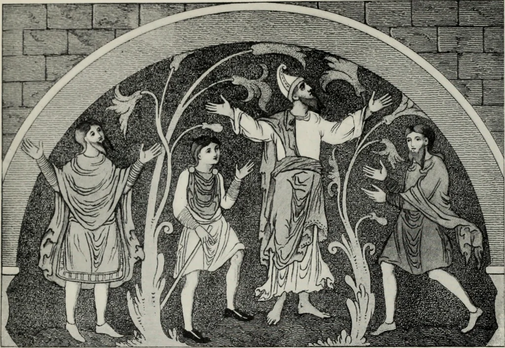 An illustration from British costume during XIX centuries (civil and ecclesiastical), 1910, leaf 27