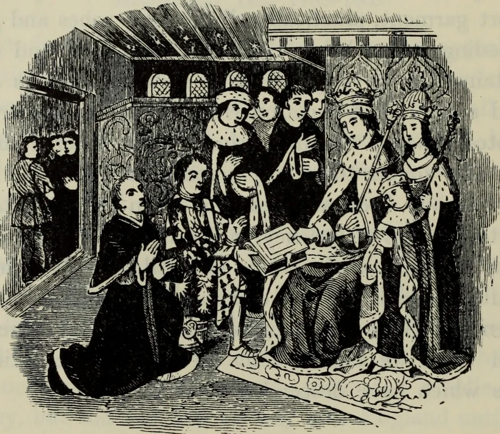 An illustration from British costume during XIX centuries (civil and ecclesiastical), 1910, leaf 279