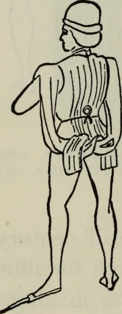 An illustration from British costume during XIX centuries (civil and ecclesiastical), 1910, leaf 281