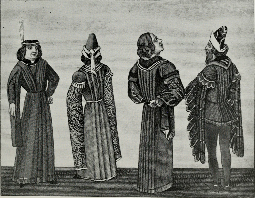 An illustration from British costume during XIX centuries (civil and ecclesiastical), 1910, leaf 284